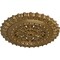 Ekena Millwork Sellek Ceiling Medallion (Fits Canopies up to 1 1/8"), 18 1/2"OD x 7/8"ID x 1 1/2"P, Pale Gold CM18SKPAS - alternate 2